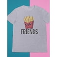 thumbnail image 3 of "friends" Fries Men T-Shirt, Male 4X-Large, 3 of 4
