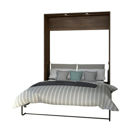 Atlin Designs Queen Wall Bed in Oak Barrel and
