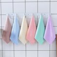thumbnail image 2 of Toalla de fibra superfina suave para niños, toalla de mano para niños de color sólido para el hogar, bufanda cuadrada pequeña, toalla pequeña de terciopelo coral de alta calidad, 2 of 5