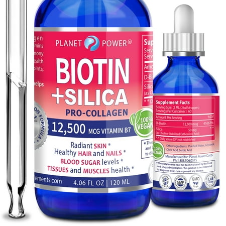 Vegan BIOTIN drops with SILICA Pro-Collagen