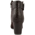 thumbnail image 3 of Karen Scott Womens Ivyy Faux Suede Snake Print Booties, 3 of 3