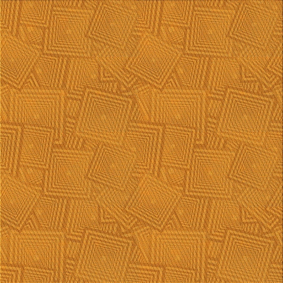 Ahgly Company Machine Washable Indoor Square Transitional Orange Red Orange Area Rugs, 6' Square