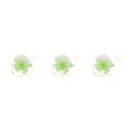 thumbnail image 3 of pitrice 1/2/3/5 Maille Fascinator Femmes Coiffure Prom Maquillage Nuptiale Scène Réglable Performance Photo Coiffe Fille Bande de Cheveux Vert Clair 3PCS, 3 of 6