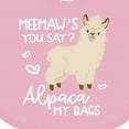 thumbnail image 4 of Inktastic Meemaw's You Say Alpaca My Bags Boys or Girls Baby Bib, 4 of 4