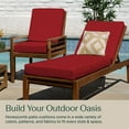 thumbnail image 4 of Textured Solid Imperial Red Chaise Lounge Cushion, 4 of 8