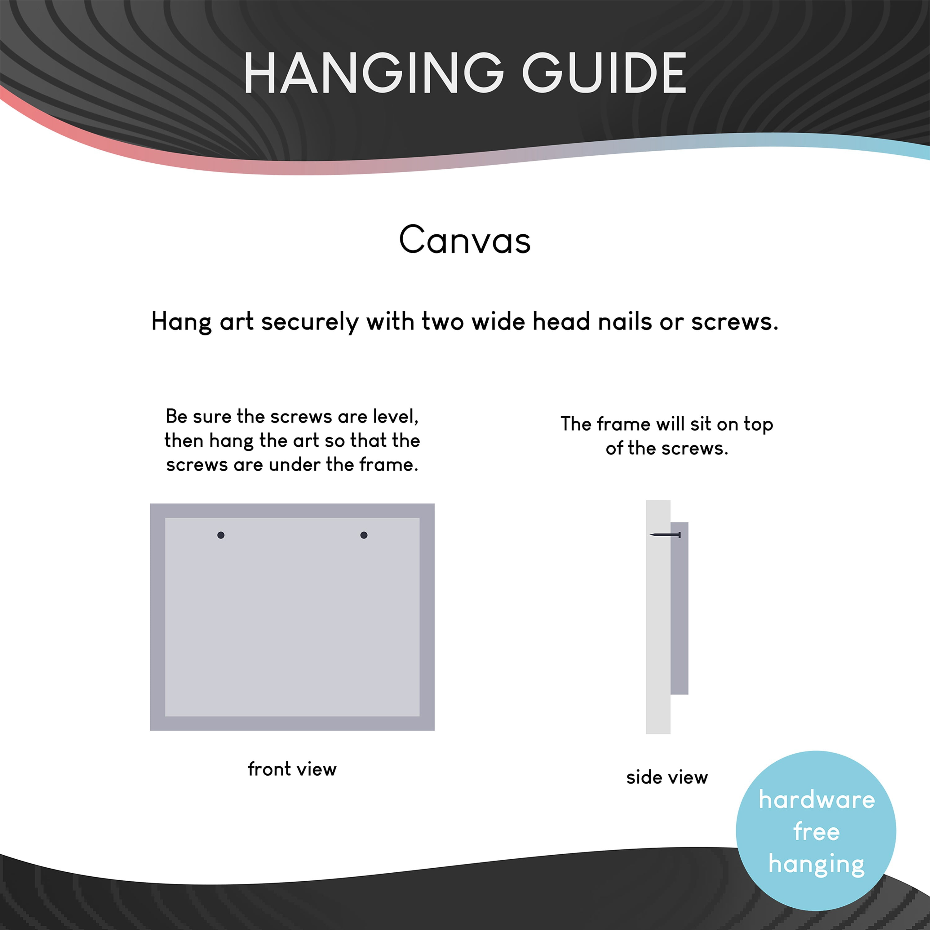 Stupell Home Decor Canvas Art Prints, 17" x 4", Set of 2