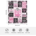 thumbnail image 5 of Yibo Granddaughter Gifts from Grandma Grandpa Christmas Birthday Blanket Flannel Soft and Comfortable Anti-static Bed Sofa Blanket, 5 of 7