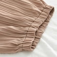 thumbnail image 4 of Kogui Little Girls Outfits Toddler Girl Outfit Infant Short Sleeve T-Shirts Flared Pants Little Girl Summer Clothes 5T 6T (Khaki,5-6 Years), 4 of 8