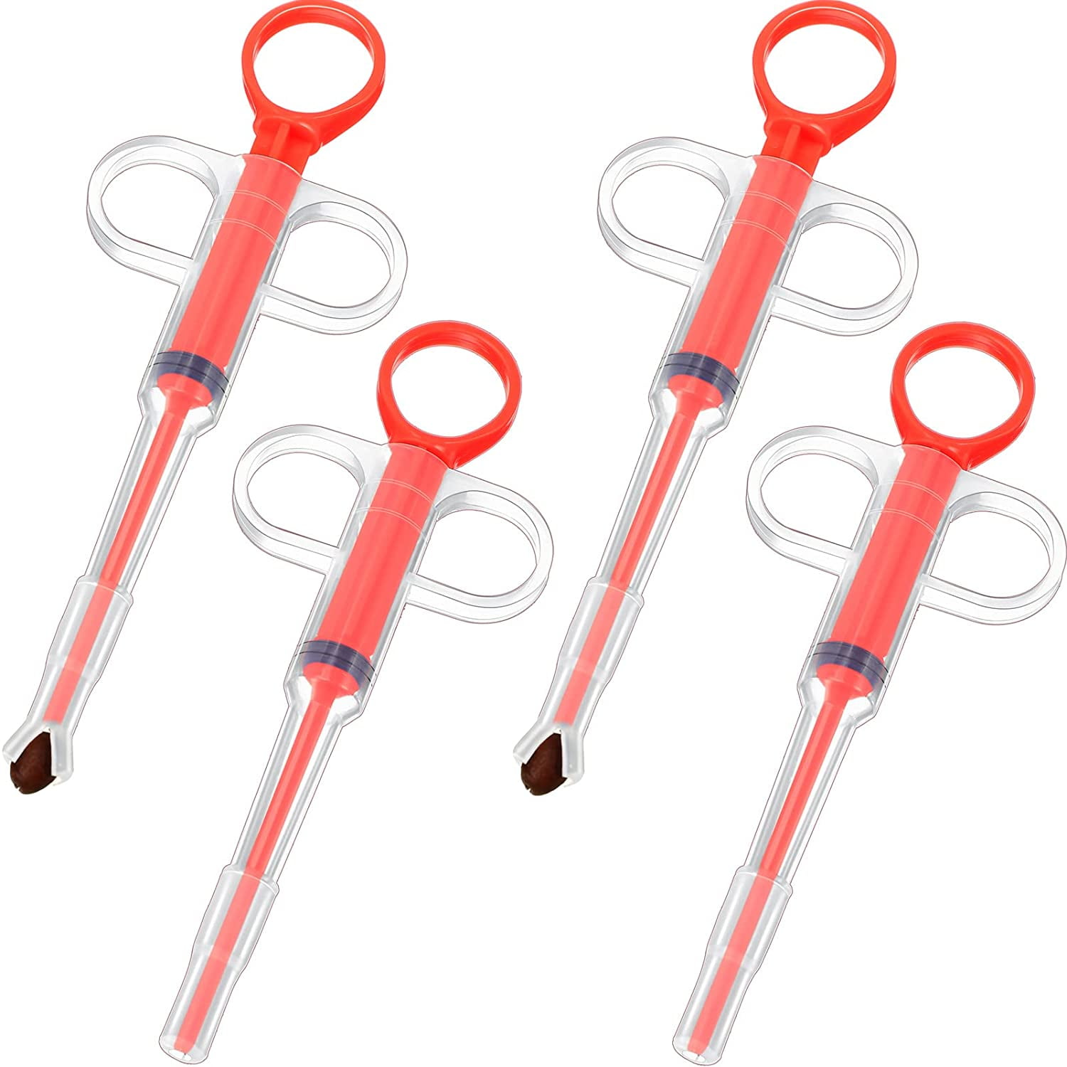 4 Pieces Cat Pill Shooter Dog Pill Dispenser Pet Piller Popper Walmart