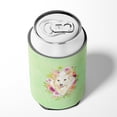 thumbnail image 4 of Carolines Treasures CK4361CC White Collie Green Flowers Can or Bottle Hugger Can Hugger multicolor, 4 of 5