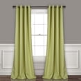 thumbnail image 1 of Lush Dcor Isolé Oeillet Occultant Rideau Panneaux Sauge Paire Set 52x84, 1 of 2