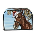 thumbnail image 2 of Sikiie Christmas Horse Toaster Covers 2 Slice Dustproof Toaster Cover Bread Machine Cover, Dustproof Cover - 11.4" x 7.5" x 7.9", 2 of 7
