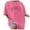 Hot Pink, variant on Vetement Femme ete 2025 Women's Oversized T Shirts V Neck Striped Tees Summer Half Sleeve Casual Comfy Cozy Tunic Tops Plus Size Women Running Long Sleeve dish Top Running Shirts Women Solid L