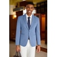 thumbnail image 4 of COOFANDY Men's Blazer Slim Fit Casual Sports Coat Notched Lapel One Buttons Suit Jackets, 4 of 6