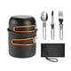 thumbnail image 2 of Outdoor Cam Hi Tableware Aluminium Alloy Ware Utensils Ing Picnic Traveling Bowl Pot Pan Set For 1-2 Person, 2 of 5