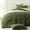 02-olive Green/Sage Green, variant on Queen Size Comforter Set Burnt Orange and Beige, Soft Lightweight Down Alternative Reversible Bed Comforter, All Season 3 Piece Bedding Set, Cozy Warm Full Size Quilt