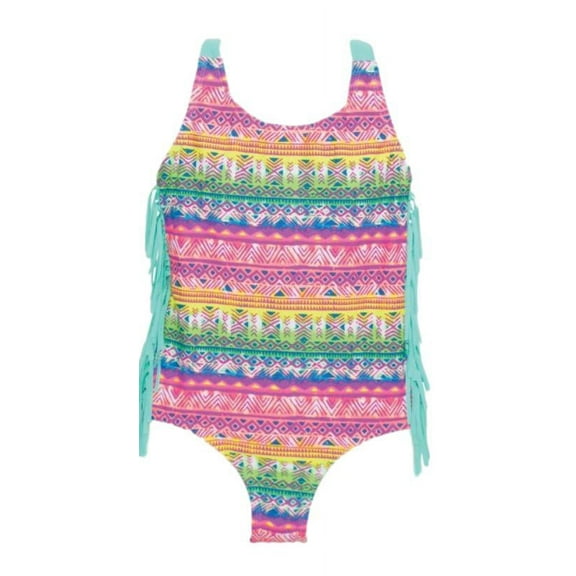 Freestyle Revolution Multicolored Bathing Suit with Fringe