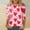 5-Multicolor, variant on TrendVibe365 Pink Women's Plus Size Tops with 3/4 Sleeves Valentines Womens Tops with Crew Neck Polyester Casual Love Heart Printed Lover Gift Blouse Tops for Valentines Gifts L