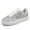 White Rhinestone, variant on Stepedia Fashion Rhinestone Sneakers for Women Casual Walking Anti Slip Shoes, White Size 6