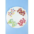 thumbnail image 6 of 2 INCHES FLOWER PRINT U SHAPED ACETATE POST EARRINGS, 6 of 11