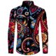 thumbnail image 1 of Camisas estampadas vintage para hombre, camisas casuales personalizadas de manga larga para la calle, ropa de temporada de moda para hombre, top de primavera y otoño, 1 of 6
