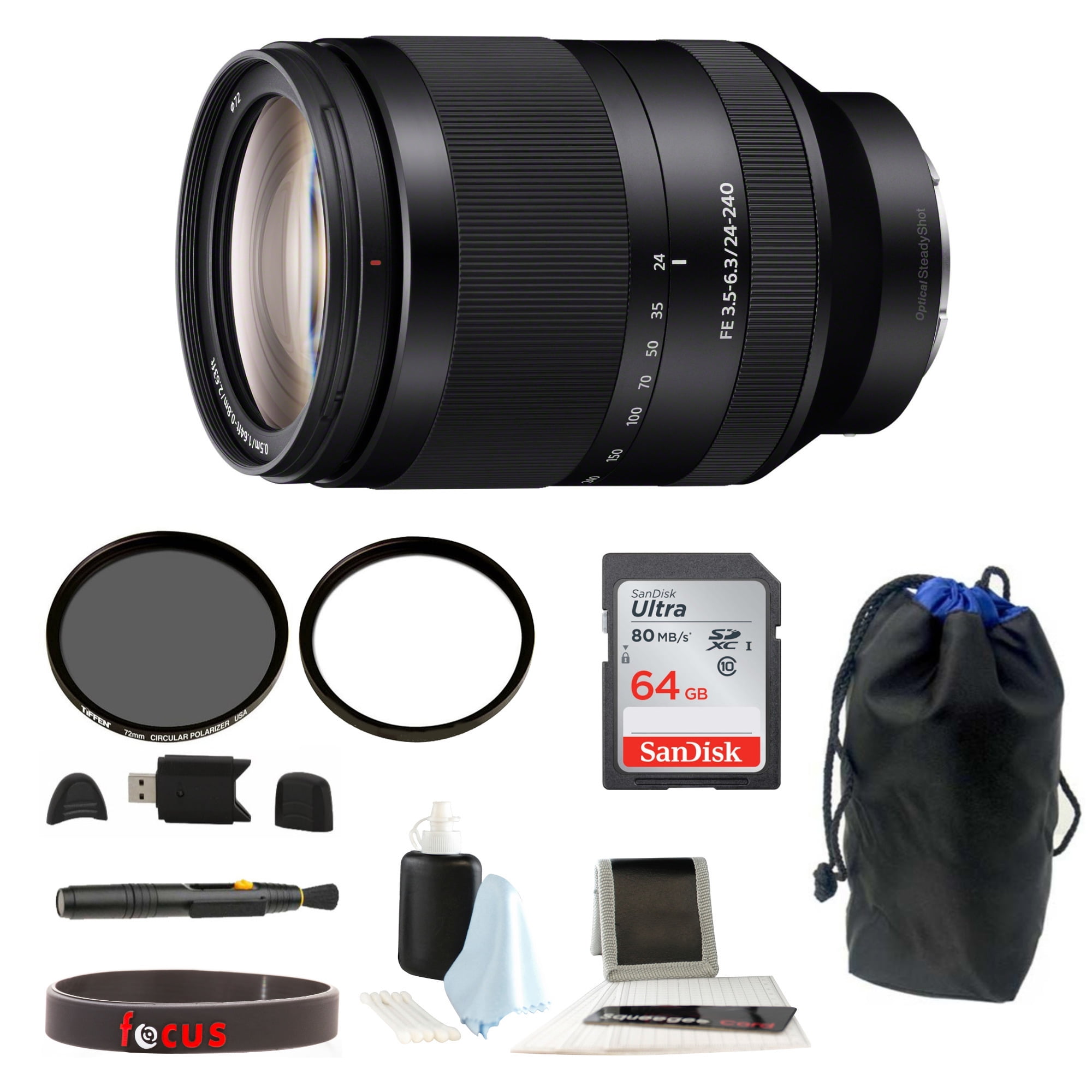 Sony Fe 24 240mm F 3 5 6 3 Oss Telephoto Zoom Lens And 64gb Accessory Bundle Walmart Com Walmart Com Sony Fe 24 240mm F 3 5 6 3 Oss Telephoto Zoom Lens And 64gb Accessory Bundle Walmart Com Walmart Com