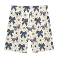 thumbnail image 4 of joogoo Vintage Bow Retro Girls Lined Shorts Bike Dance Bottoms 4T, 4 of 7