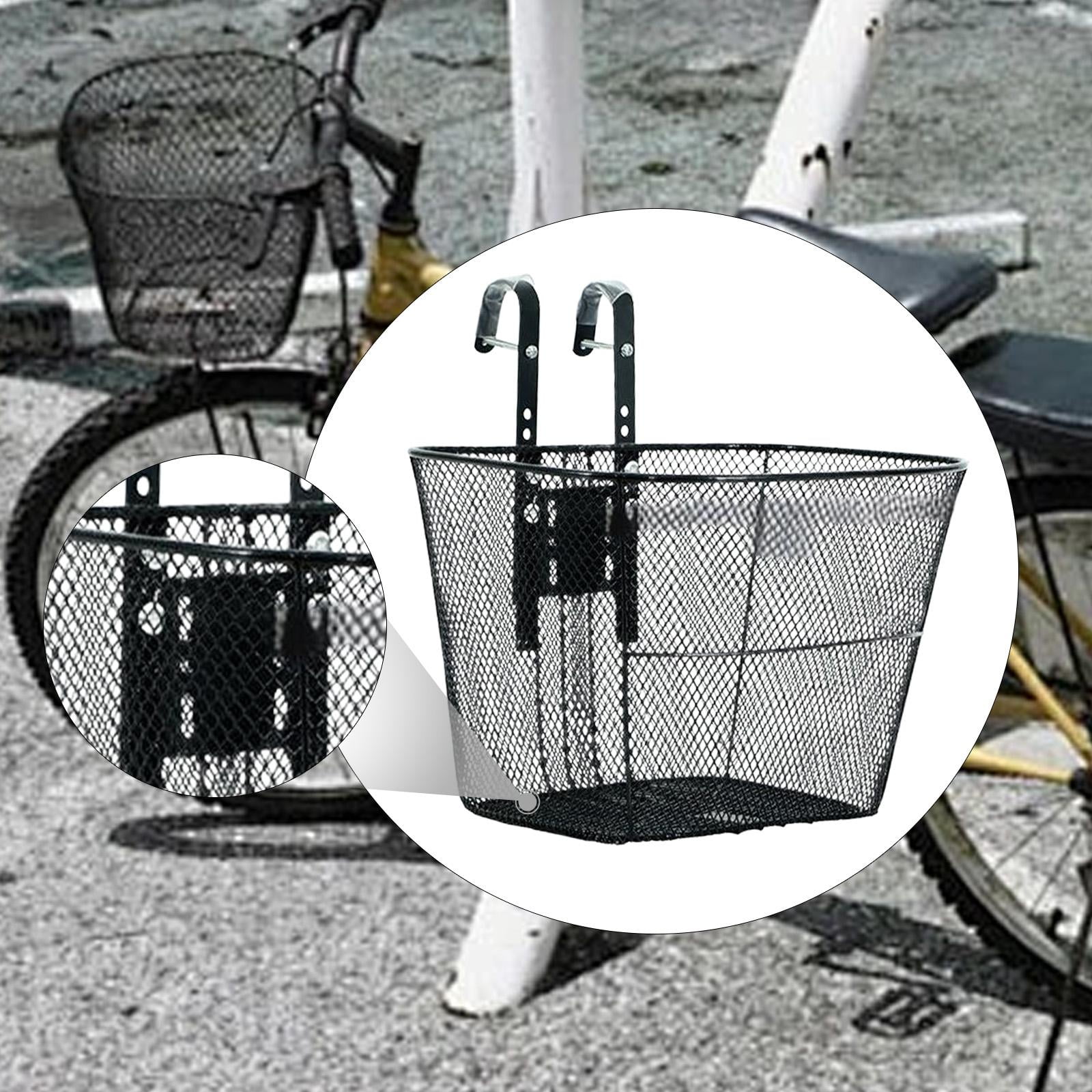 harayaa Front Bike Basket Electric Bike Basket Strong Load Bearing Easy Assembly Elegant