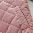 thumbnail image 6 of Jinhomg Plus Size Jacket for Women Fall Winter Thermal Comfy Button Down Puffer Coat Casual Solid Long Sleeve Short Down Coats 90 off Clearance Sale Pink L, 6 of 8