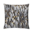 thumbnail image 2 of Ahgly Company Animals Penguin Coussin Décoratif d'Intérieur, 18 Po X 18 Po, 2 of 6