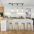 thumbnail image 4 of Kiven H-Type track lighting pendants Adjustable Height,1-Light Modern Plastic h track pendant lights,Decorative Track Lighting Fixture for Kitchen Island Hallway DZ0537, 4 of 7