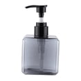 thumbnail image 3 of 1 botella dispensadora de jabón, manual, loción líquida, contenedor reutilizable para lavado de manos. 250ml Gris, 3 of 9
