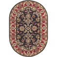 thumbnail image 1 of Safavieh Heritage Chocolate Traditional Rug - Oval 7'6" x 9'6", 1 of 5