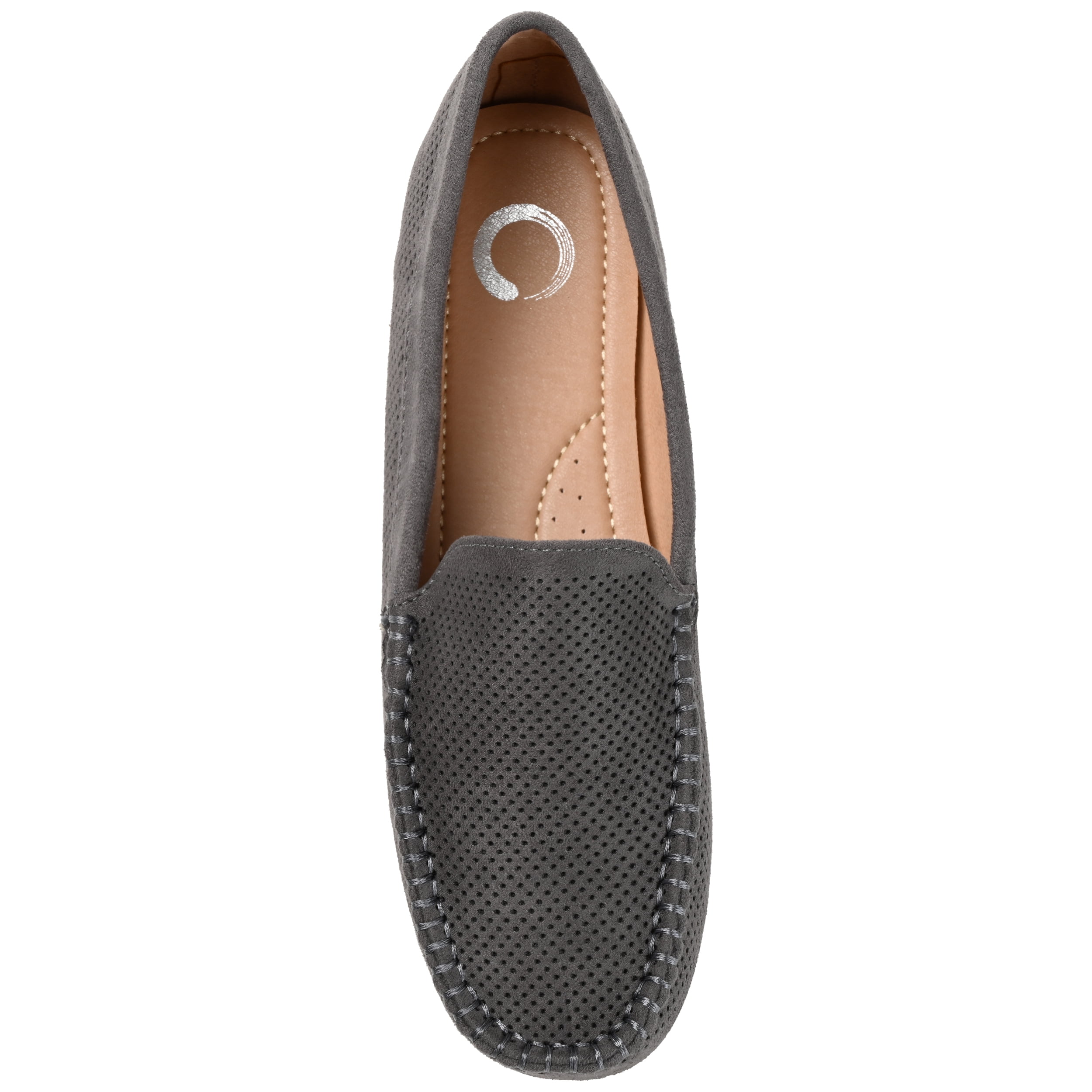 Journee Womens Halsey Comfort Insole Slip On Round Toe Loafer, Widths Available