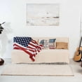 thumbnail image 5 of Patriotic Pillow Covers 18x18 Set of 4, 4th of July Decorations Throw Pillow Covers Outdoor, Vintage God Bless America Star Pillow Cases, Independence Memorial Day Decorations for Home Couch, 5 of 10