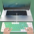 thumbnail image 1 of Wired Gaming Keyboard, 60 Percent 68 Keys RGB Backlit Mechanical Keyboard, Ergonomic Compact Keyboard with Anti Ghosting And Multimedia Keys for PC Laptop Computer, 1 of 7