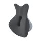 thumbnail image 1 of Almohada de espuma viscoelástica para la espalda con soporte para el cuello para conducir y dormir Negro, 1 of 9