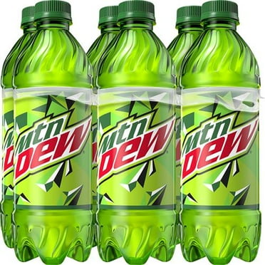 Mountain Dew, 16.9 Fl Oz Bottles, 6 Pack
