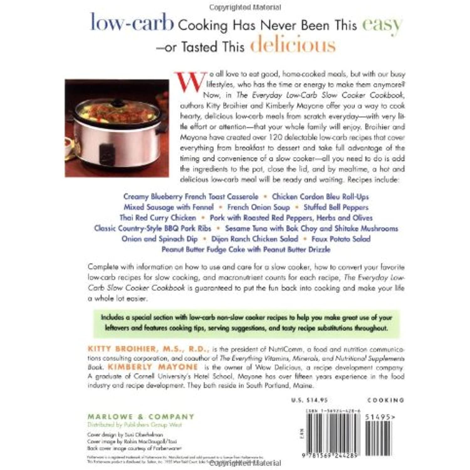 The Everyday Low Carb Slow Cooker Cookbook (Paperback) - image 2 of 3