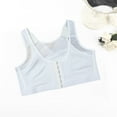 thumbnail image 5 of JGTDBPO Front Closure Bras For Women No Underwire Plus Size Full Coverage Bras Front Snap Bras Post Surgery Front Closure Brassiere Sports Bra Wireless Minimizer Bra Running Vest Bra, 5 of 9