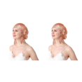 thumbnail image 3 of maskred Breathable Silk Night Cap - Embrace Refreshing And Hygienic Sleep Experience And Skin Friendly Silk Night Sleep Cap Rubber Red One size fits all 2PCS, 3 of 6