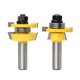 thumbnail image 1 of 2 uds brocas de enrutador vástago de 1/2 pulgadas broca para inglete carburo en ángulo fácil instalación Fresa de madera para carpintería, 1 of 4