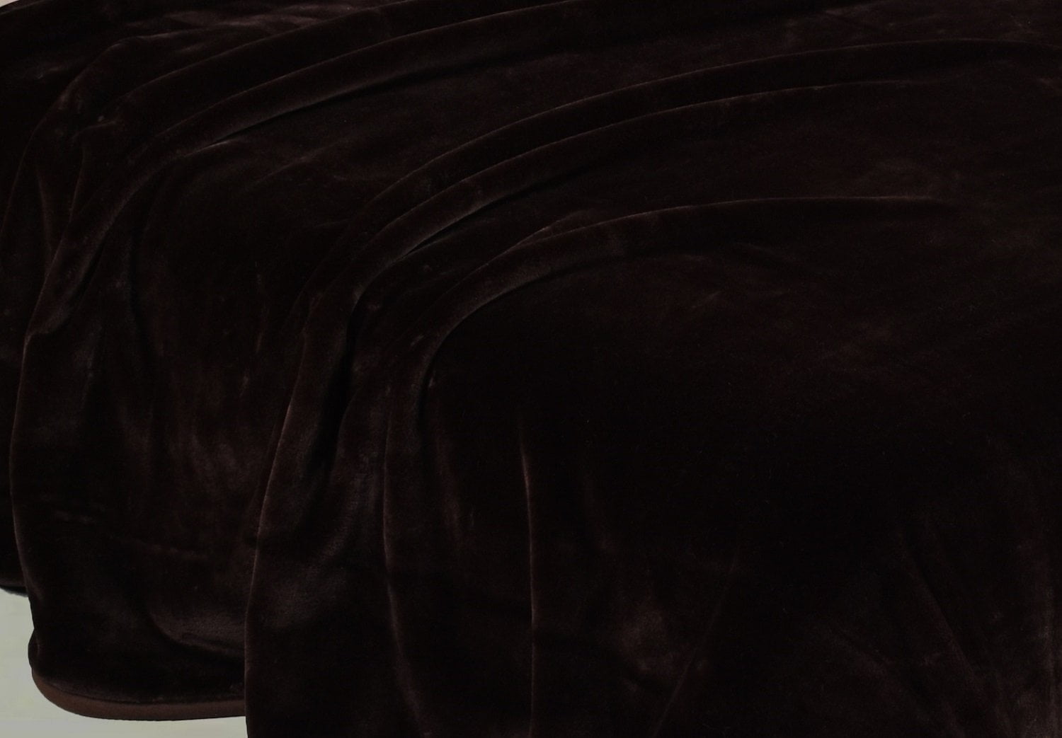 Heavy Thick One Ply Korean Style Faux Mink Oversized 9-Pound Blanket Coffee