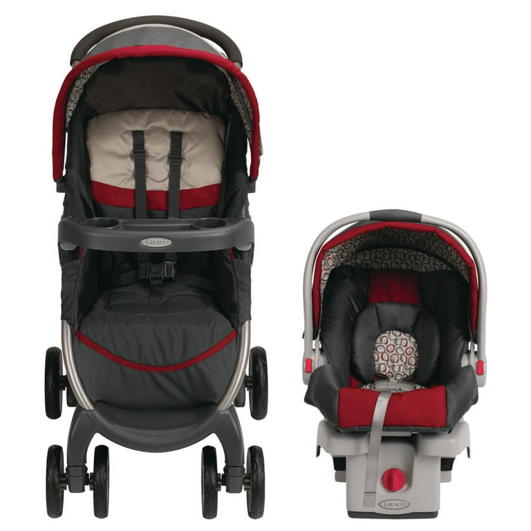 Graco FastAction Fold Click Connect Travel System Finley