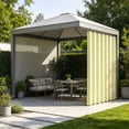 thumbnail image 4 of Waterproof Outdoor Curtains Solid Color Privacy Panels With Hanging Rings, Windproof Rain Resistant Patio Pergola Porch Curtains for Outdoor Living Space Garden Balcony Privacy, 4 of 6