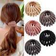 thumbnail image 5 of Pinza Mágica para el Cabello con Forma de Pájaro: Accesorio Expandible Hacer Moños Mujeres, Soporte Caballo, Moño Brillante, 5 of 5