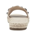 thumbnail image 2 of MARC FISHER Womens Beige Studded Beira Almond Toe Slip On Dress Espadrille Shoes 9 M, 2 of 4