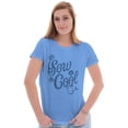 thumbnail image 5 of Funny Sow Cool Gardening Flower Pun Women's T Shirt Ladies Tee Brisco Brands M, 5 of 6
