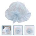 thumbnail image 2 of YSNOOWE Girls Bucket Hat Sky Blue Round Brim Lace For Outdoor Activities 1Pcs, 2 of 5