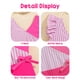 thumbnail image 4 of Traje de baño de una pieza para niños pequeños Mioglrie Pink Block T3 T4, 4 of 5